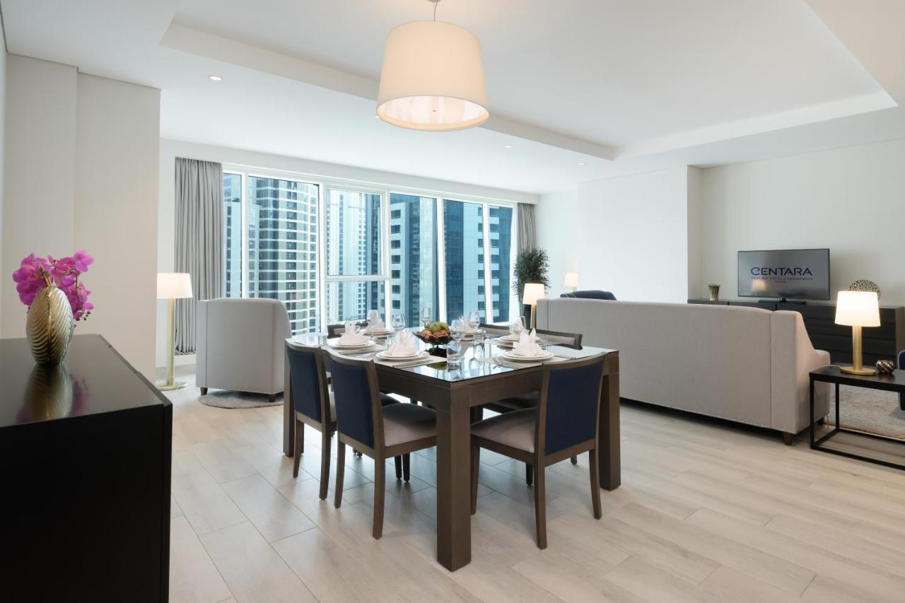 Centara West Bay Hotel & Residences Doha Exterior photo A living room at the hotel